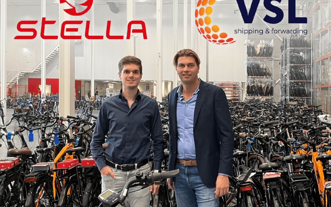 VSL Logistics geeft Stella Fietsen via de VSL Portal digitaal inzicht in de volledige supply chain